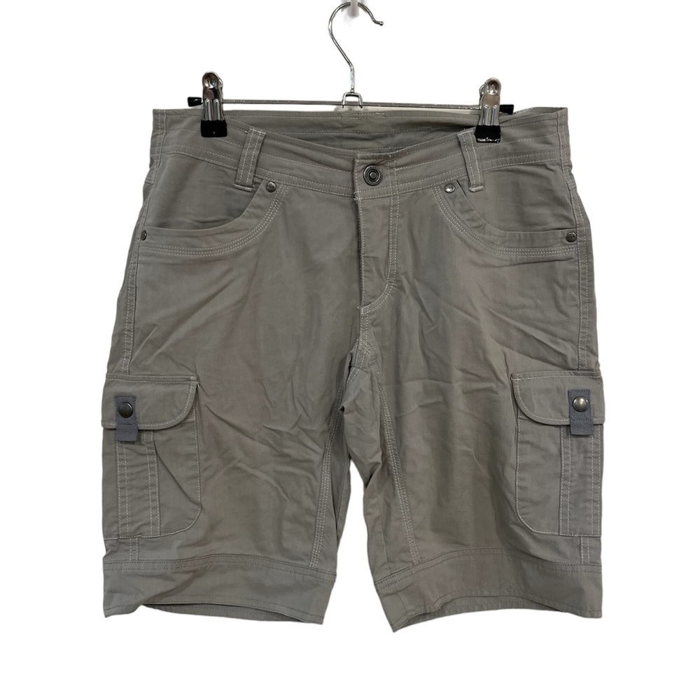 Kuhl Shorts Womens 4 Gray Cargo Lightweight Hiking